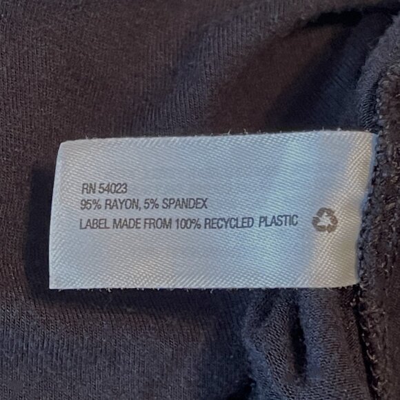 GAP MATERNITY WOMENS DRESS Size S BLACK Shift Dress COWL NECK Long Sleeve 0949AT - Picture 5 of 9